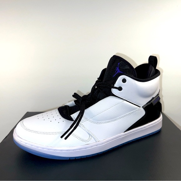 Air Jordan Fadeaway "White/ Black Concord" "BRAND NEW" men size 12 - Picture 2 of 12